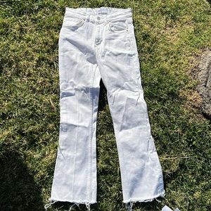 Zara white jeans size 4
